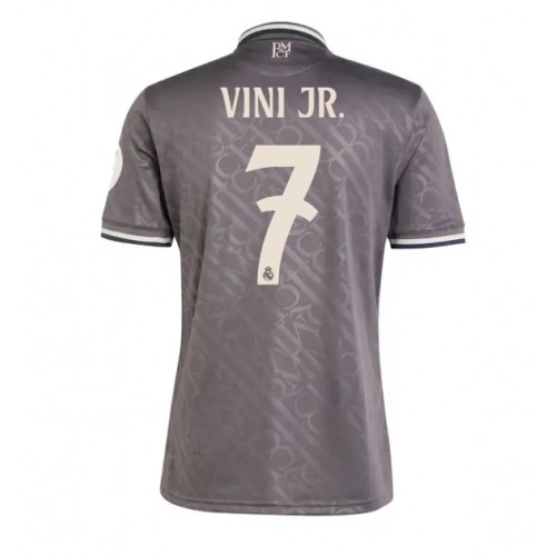 Fotballdrakt Herre Real Madrid Vinicius Junior #7 Tredjedrakt 2024-25 Kortermet